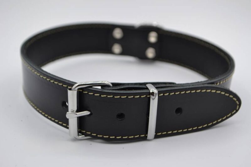 Hondenhalsband met naam | Zwart - Afbeelding 2