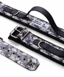 BESTIA DOG SPORT HANDLE COLLAR GREY CAMO