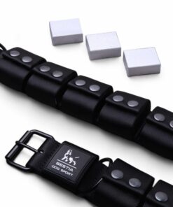 Weighted dog training collar. Large breeds. 5 lbs total. removable weights