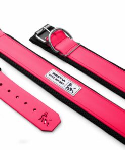 BESTIA DOG SPORT COLLAR NEON PINK