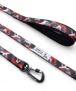 Bestia Dog Sport Tactical Leash Red Camo