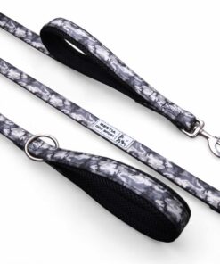BESTIA DOG SPORT dual handle leash grey camo