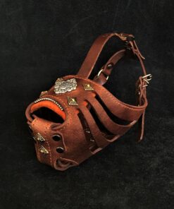 ''Aztec'' Dark Brown Basket Muzzle
