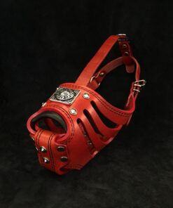 ''Eros'' Basket Muzzle RED