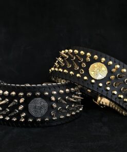 ''Imperium'' hand stitched 8 cm wide show collar