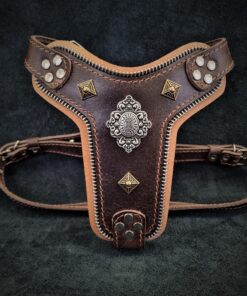 The ''Aztec'' harness Brown Small to Medium Size