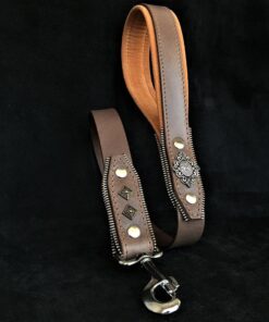 The ''Aztec'' leash GREY