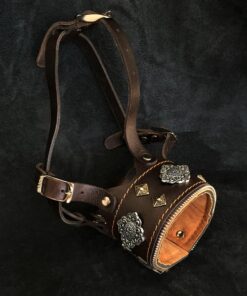 The "Aztec" leather muzzle