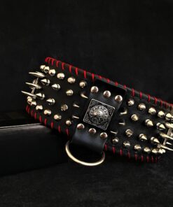 the "DAVID" hand stitched 3.15 inch wide show collar