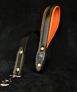 The "Eros" Black & Orange leash