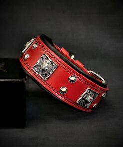 The "Eros" collar 2 inch wide Red