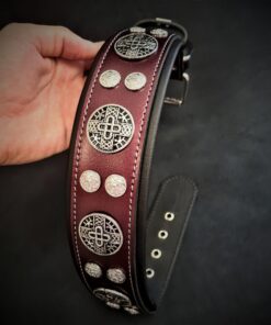 The "Hektor" Burgundy Collar LIMITED