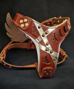 The "Hermes" leather harness -  Large and Giant Breeds