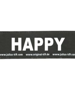Julius-K9 label - Happy