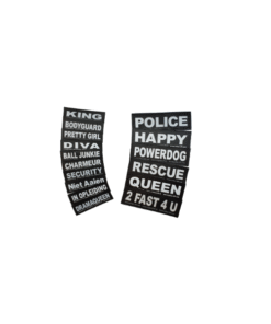 Julius K9 Standaard tekstlabels