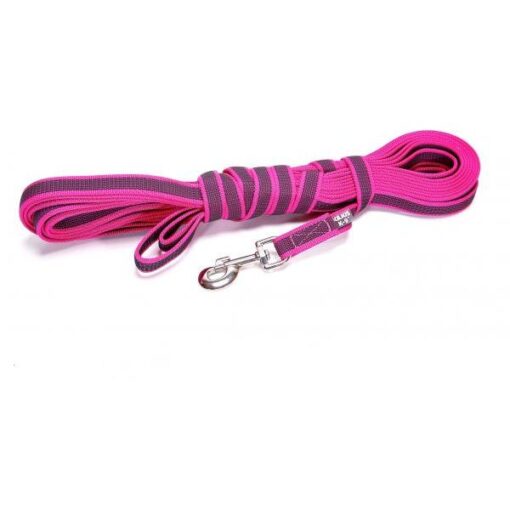 Lange lijn hond - Antislip - 20mm x 10m - Met handvat - Afbeelding 4