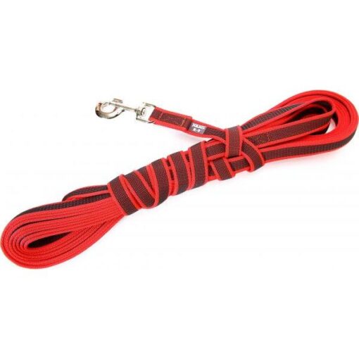 Lange lijn hond - Antislip - 20mm x 10m - Met handvat - Afbeelding 2