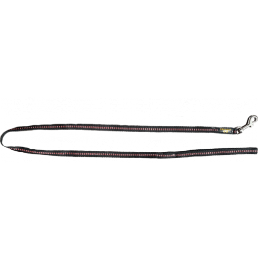 IIDC® nylon lijn - met handvat - 14 mm x 1,2 m - zwart met rood