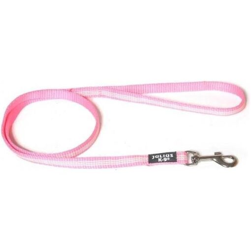 IIDC® nylon lijn - met handvat - verstelbaar - 14 mm x 1 m - Roze