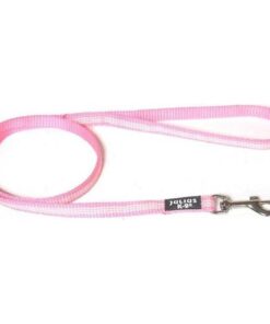 IIDC® nylon lijn - met handvat - verstelbaar - 19 mm x 1.8 m - Roze