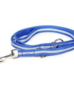 IIDC® nylon lijn - met handvat - verstelbaar - 14 mm x 1 m - Blauw