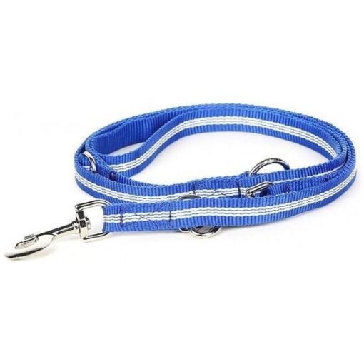 IIDC® nylon lijn - met handvat - verstelbaar - 14 mm x 1 m - Blauw