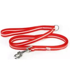 Julius-K9 Lumino lijn - Rood - Met handvat
