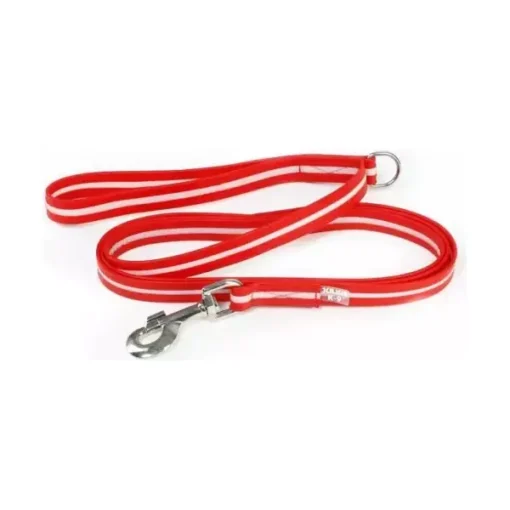 Julius-K9 Lumino lijn - Rood - Met handvat