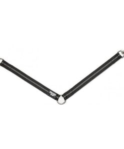 Julius-K9 koppelstuk - voor 2 honden - Zwart - 25mm