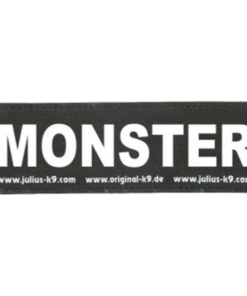 Julius-K9 label - Monster - 80 x 20mm