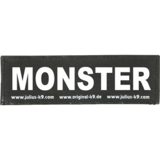 Julius-K9 label - Monster - 80 x 20mm