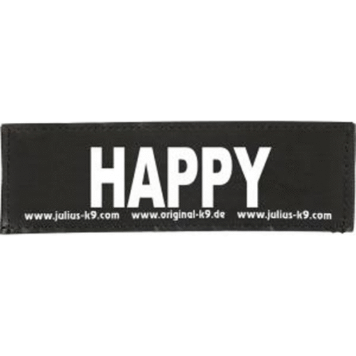 Julius-K9 label - Happy