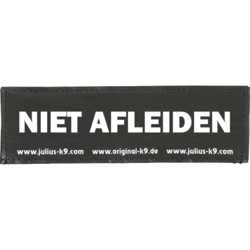 Julius-K9 label - Niet afleiden