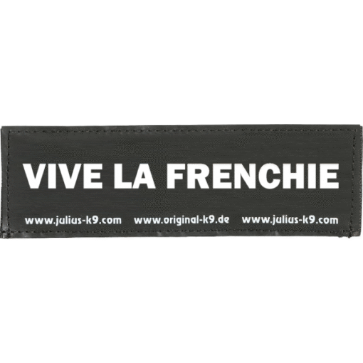 Julius-K9 label - Vive la frenchie - 150x60mm