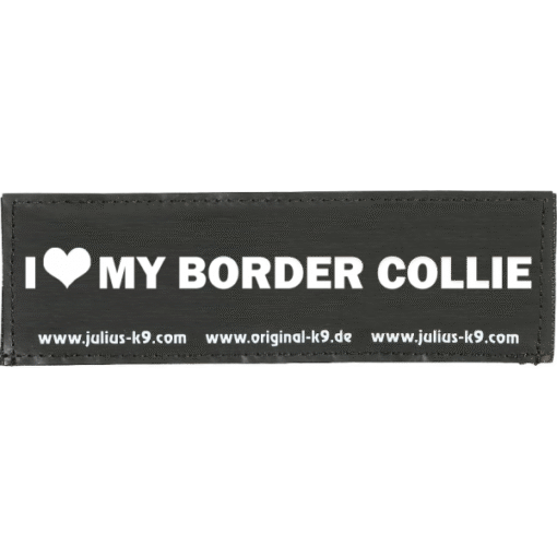 Julius-K9 label -  I (L) my border collie