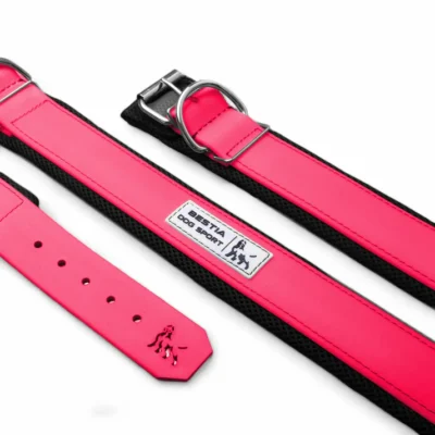 BESTIA DOG SPORT COLLAR PINK