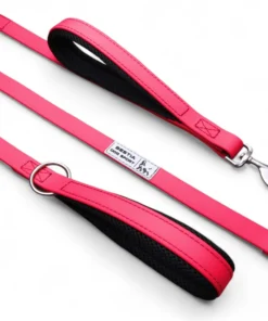 BESTIA DOG SPORT dual handle leash - Dual Handle Neon Pink