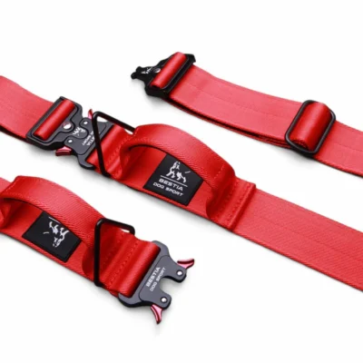 Bestia Dog Sport GripPro Handle Collar RED