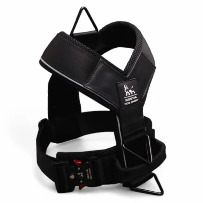 BESTIA DOG SPORT GripPro Heavy Duty Harness BLACK