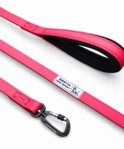 BESTIA DOG SPORT Tactical Leash NEON PINK WITH BLACK