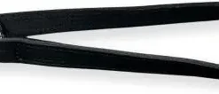 Verstelbare hondenriem - vetleer - Zwart - 18mm x 220cm - Afbeelding 3